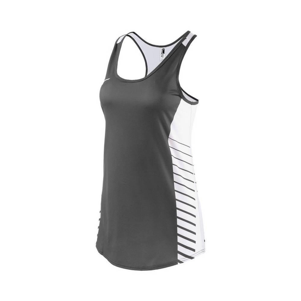 Mizuno Women's Team Tank Top grey/white (530096-KDF)